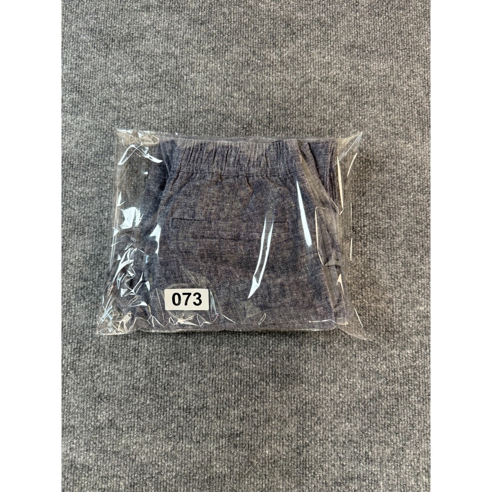 J Crew Men's Blue Pull On Stretch Cotton Blend Drawstring Pants Pockets size XS - Picture 6 of 6